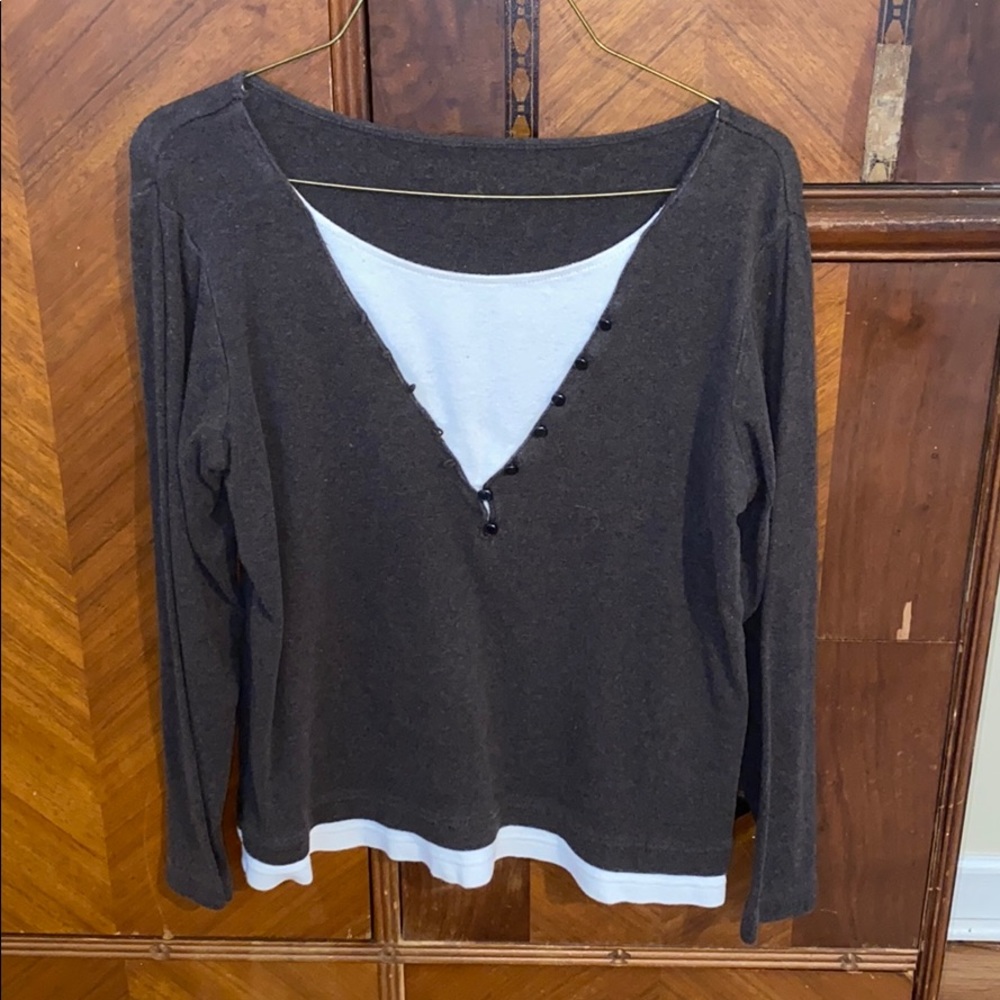 Cute Brown Cotton Shirt